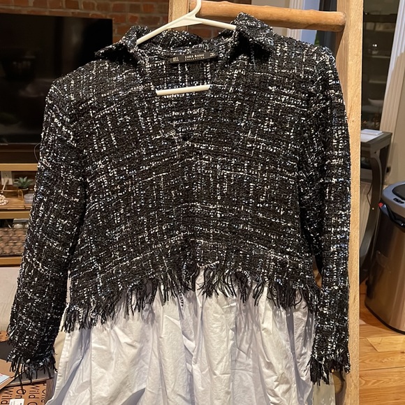 Zara Tweed Top - Picture 2 of 5